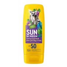 Крем для лица и тела SPF-50 Солнцезащитный 140мл серия Sun Screen